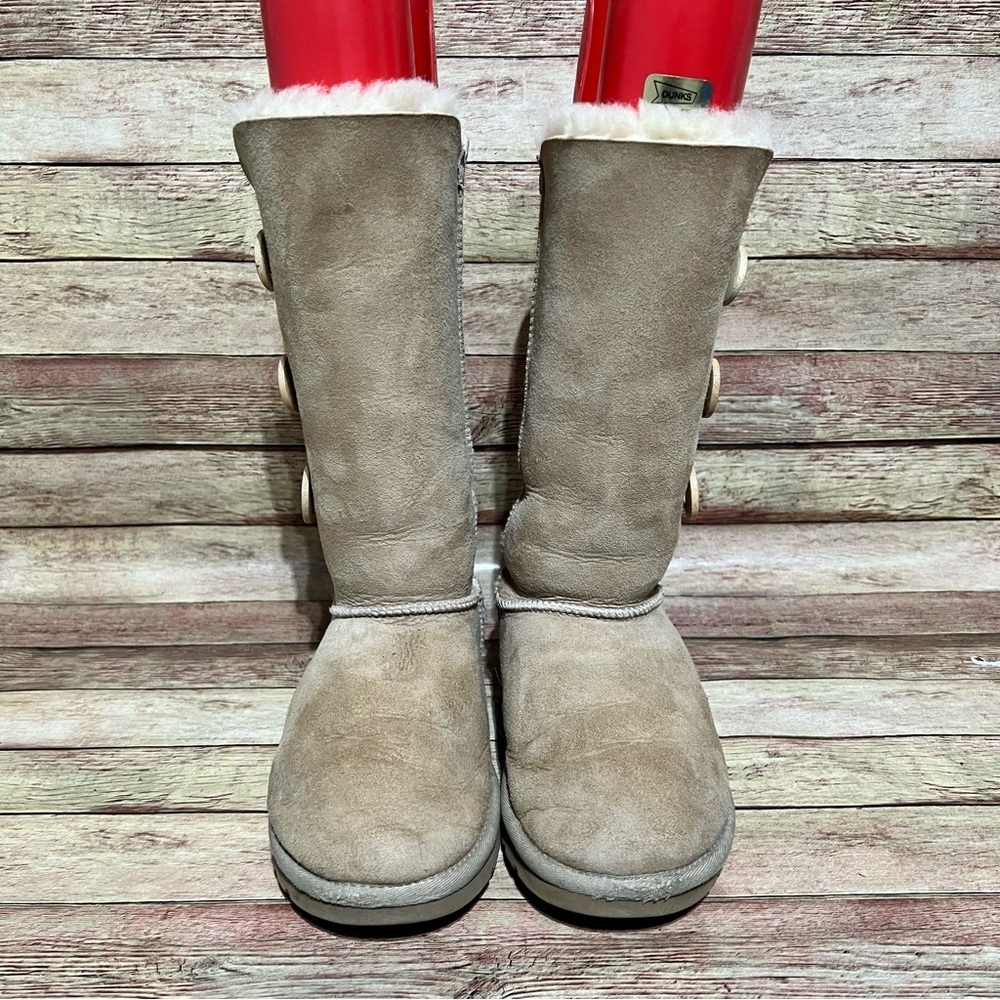 Ugg Brown Bailey Tripple Button Boots - image 6